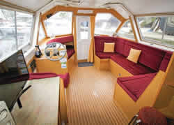 Interior image of boat